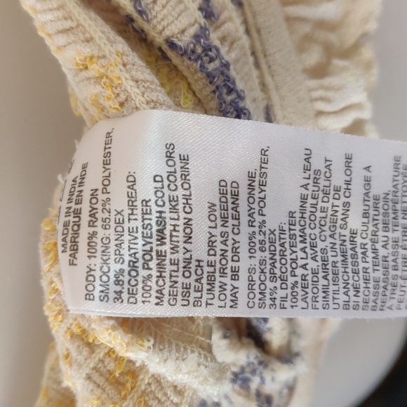 Urban Outfitters Embroidered Strapless top - Picture 4 of 4